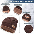 Winter Woolen Beanie Cap 1 Set