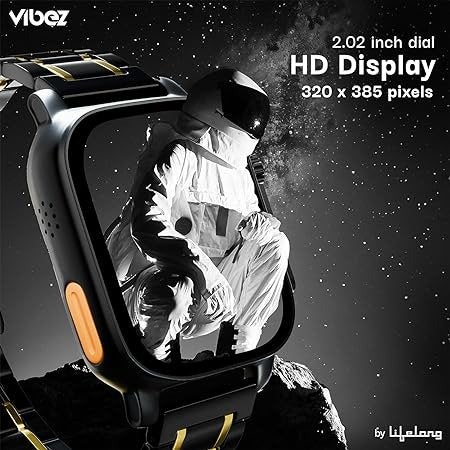 Vibez Smart Watch Ultra HD Display