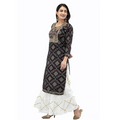 Kurti with White Sharara Plazzo