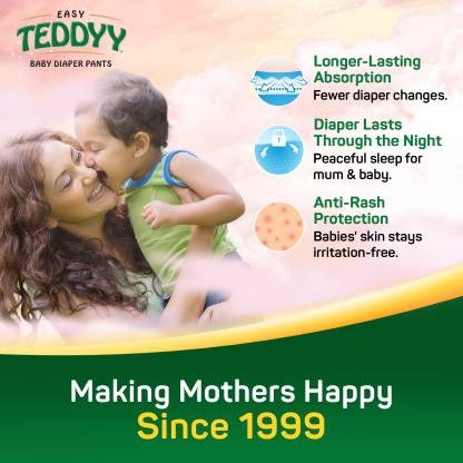 Baby Diapers Easy Pants -L